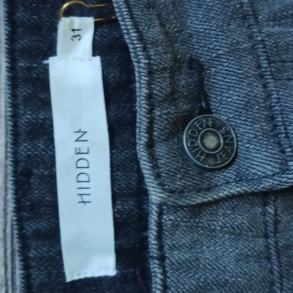 NWT Hidden gray/black high-rise Tracey straight jeans - Picture 8 of 10